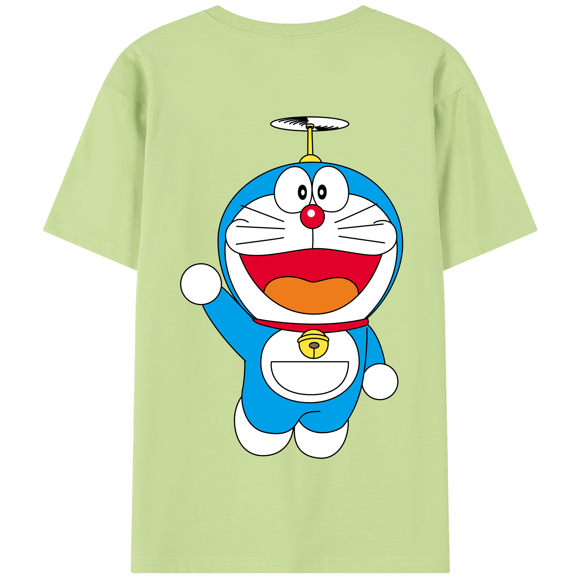 （画像用） ドラえもん Doraemon 綿100％半袖Tシャツ（背面プリント）